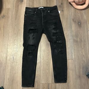 black real Zara jeans